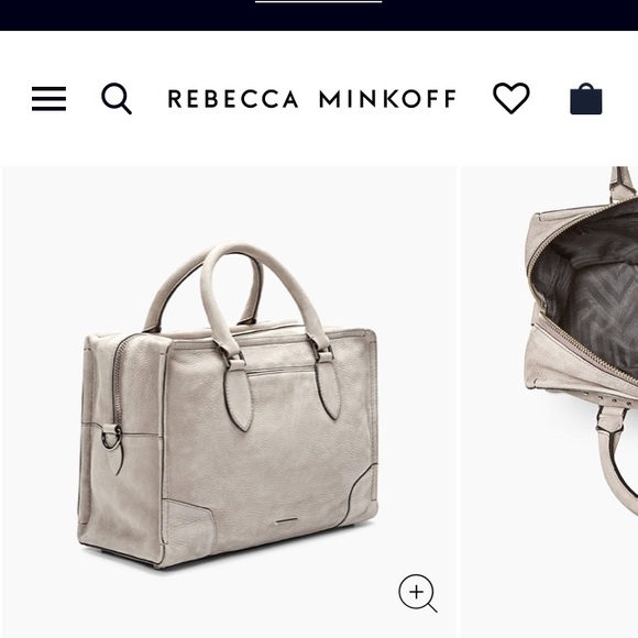 Rebecca Minkoff Moonwalking Grey Satchel - Picture 2 of 8